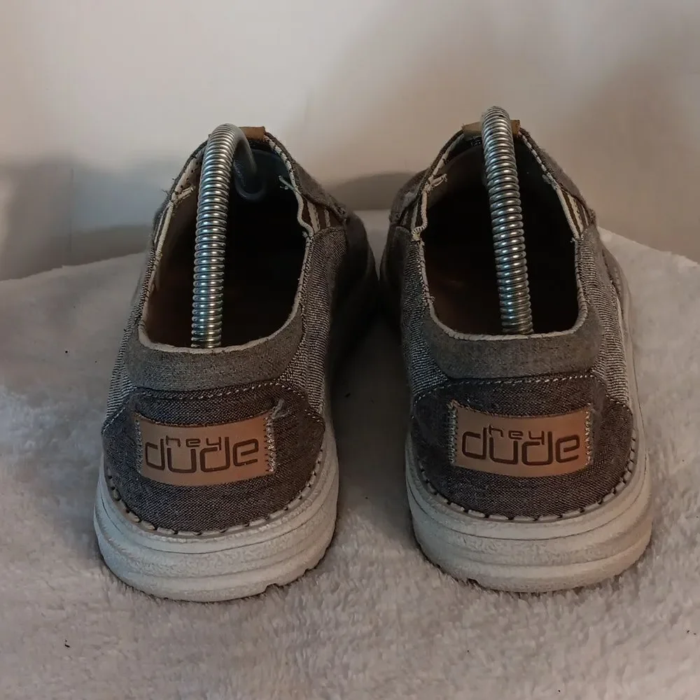 Hey Dude Gray Casual Slip-On Shoes